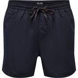 Only & Sons Badbyxor Only & Sons Normal Passform Shorts - Black