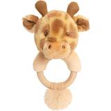 Keel Toys Babyleksaker Keel Toys huggy giraffe baby ring rattle