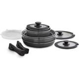 Tower Set Tower Grey Freedom Cerastone 13 Cookware Set with lid