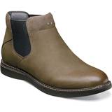 Nunn Bush Bayridge Plain Toe Chelsea Boot Moss Leather 84929-313