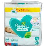 Pampers 5 Pampers Baby Wet Wipes Sensitive 5-pack 52pcs