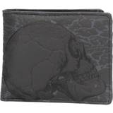 Nemesis Now Wallet memento mori skull design embossed grey folding gothic