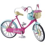 Dockfordon Dockor & Dockhus Barbie Bicycle with Basket of Flowers