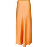 Neo Noir Vicky Heavy Sateen Skirt - Orange