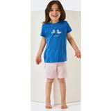 Schiesser Schlafanzug blau Mädchen Kleinkinder