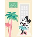 Disney Tavlor & Posters Disney Wandbild von Komar Minnie Mouse Palms Kinderzimmer, Babyzimmer, Kunstdruck 30x40cm Breite Höhe