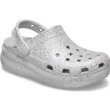 Crocs Silver Tofflor Crocs Sandaler och Slip-ons Cls Glitter Cutie Cgk 207834 Atmosphere/Multi Grå