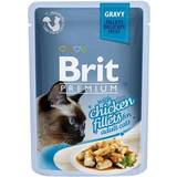 Brit Katter Husdjur Brit Cat Delicate Fillets Gravy with Chicken 85