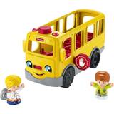 Bussar på rea Mattel hjn36: little people schulbus mit spielfiguren und sound