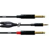 Cordial 3.5mm kablar Cordial 3.5mm 2 6.3mm audio cable, 1.5