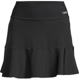 Casall Court Rib Shiny Skirt - Black