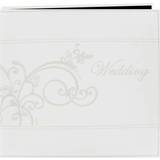 Pioneer Hobbymaterial Pioneer Embroidered Leatherette Post Bound Album 12"X12"-White