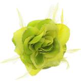 Gröna Bonnetter Green 2Tone Topkids Accessories Rose Flower Hair Clip Hairband Floral Band