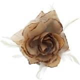 Beige Bonnetter Accessories Rose Flower Hair Clip Hairband Floral Band