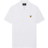 Herr Pikétröjor Lyle & Scott Plain Polo Shirt - White