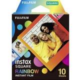 62 x 62 mm (Instax Square) Analoga kameror Fujifilm Instax Square Designer Film Rainbow Frame 10 Pack