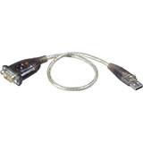 USB Kablar Aten USB A - Serial RS232 M-M Adapter 0.4m