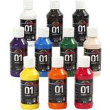 Pennor A Color School Acrylic Paint Glossy 01 10x100ml