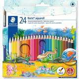 Vattenbaserad Akvarellpennor Staedtler Noris Aquarell 144 10 Watercolour Pencil 24-pack
