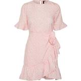 Korta klänningar - Rosa Vero Moda Henna Short Dress - Rose/Geranium Pink