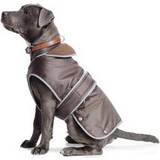 Ancol stormguard chocolate brown waterproof fleece dog coat jacket large