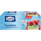 Toppits Kökstillbehör Toppits Fryspåsar 3L 35st Plastpåse & Folie
