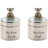 Bambino Babynests & Filtar Bambino Silverplated First Tooth & Curl Set Blue