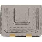 Chloé Marcie Small Leather Wallet - grey