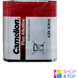 Camelion Engångsbatterier Batterier & Laddbart Camelion 11100112 3LR 12 4,5 V plus alkaliskt platt batteri krympfolie förpackning