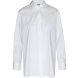 Hugo Boss Dam - Långa kjolar Överdelar HUGO BOSS Boyfriend Shirt - White
