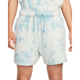 Batik - Fleece Kläder Nike Women's Sportswear Washed Jersey Shorts - Worn Blue/White