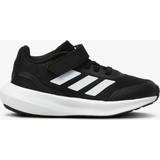 34 - Grässkor (FG) Sportskor adidas Kid's Runfalcon 3.0 Elastic Lace Top Strap Shoes - Core Black/Cloud White/Core Black