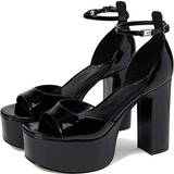 Guess Sandaletter Guess Selima Black Patent Women's Sandals Black