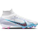 4 Fotbollsskor Nike Zoom Mercurial Superfly 9 Pro FG - White/Pink Blast/Indigo Haze/Baltic Blue