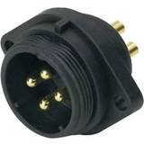 Weipu Elartiklar Weipu SP2113 P 2 Bullet connector Plug, mount Total number of pins: 2 Series round connectors SP21 1 pcs
