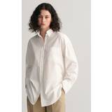 Gant Dam Skjortor Gant Luxury Oxford Shirt 113 Eggshell