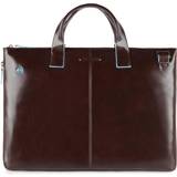 Piquadro Blåa Handväskor Piquadro Original bag blue briefcase leather brown expandable ca4021b2-mo