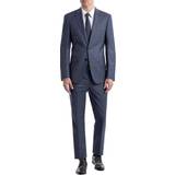 Elastan/Lycra/Spandex - Herr Baddräkter Calvin Klein Men's Infinite Stretch Solid Slim Fit Suit - Medium Blue Sharkskin