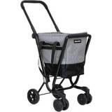 Gråa Shoppingvagnar Playmarket Shopping Cart Foldable With Wheels - Black/Grey