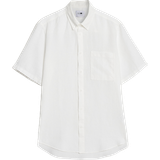 Linne Skjortor NN07 Arne Linen Shirt - White