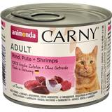 Färskfoder - Katter Husdjur Animonda Carny Adult Beef, Turkey + Shrimp 12x200g