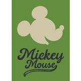 Komar Mickey Mouse Green Head 50x70cm