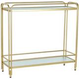 Rullbord Dkd Home Decor 80 Crystal Golden Trolley Table