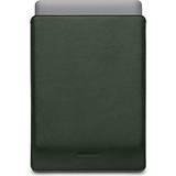 Woolnut Läderfodral/Sleeve till MacBook Pro & Air 13 Grön