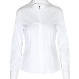 Hugo Boss Dam - Långa kjolar Överdelar HUGO BOSS Slim Fit Blouse - White