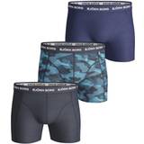 Elastan/Lycra/Spandex Underkläder Björn Borg Shadeline Sammy Boxer Shorts 3-pack - Total Eclipse
