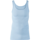 Herr Shapewear & Underplagg Calida Twisted Cotton Athletic Shirt - Ice Blue