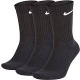 Nike Bomull Strumpor Nike Value Cotton Crew Training Socks 3-pack Men - Black/White