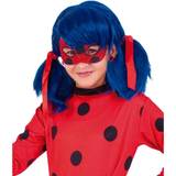 Röd Maskerad Ögonmasker Ladybug Glitzernde rot-schwarz