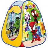 Plastleksaker Lektält John Pop Up barn lektält Marvels Spidey och hans supervänner